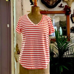 Green Envelope brand new striped top